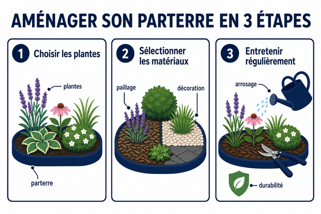 Aménager son parterre en 3 étapes